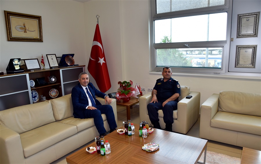 Edirne İl Jandarma Komutanı Sayın Albay Mehmet Kasım ERMİŞ Bölge Müdürümüzü Makamında Ziyaret Etti