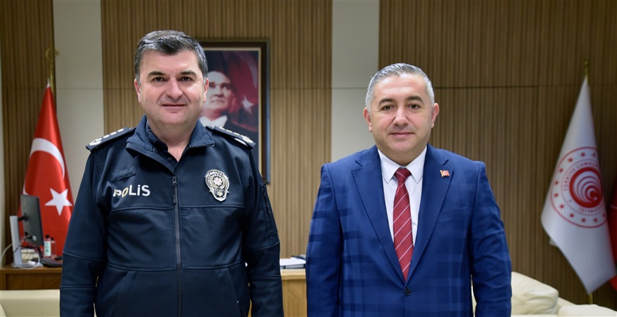 Edirne İl Emniyet Müdürü Sayın Muhittin AYHAN'ın Bölge Müdürümüze İadeiziyareti