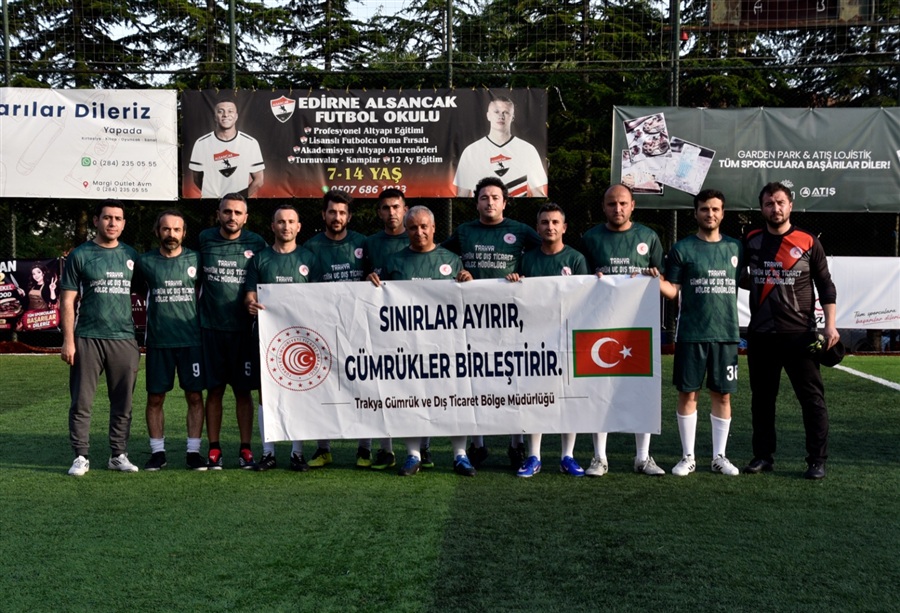 Edirne Kurumlar Arası Futbol Turnuvasını 2'inci Olarak Tamamladık