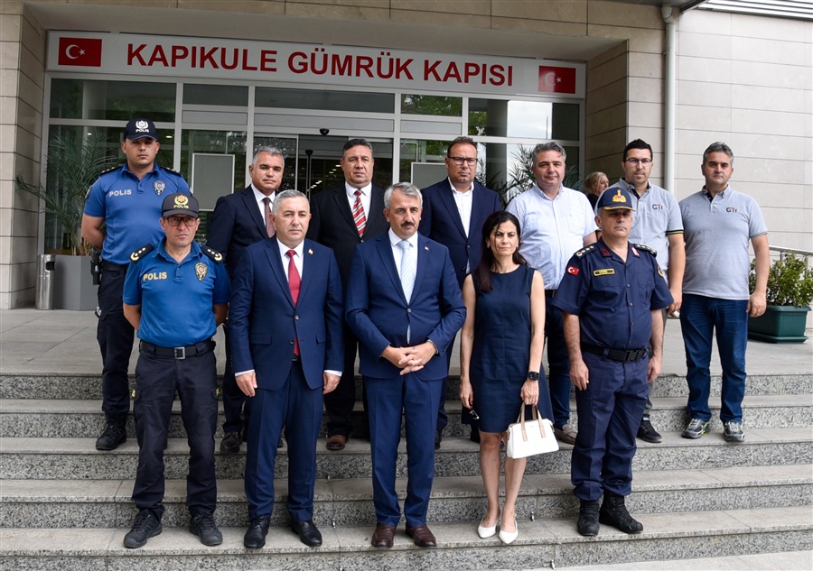 Edirne Valimiz Sayın Yunus SEZER Kapıkule'de Basın Açıklaması Yaptı
